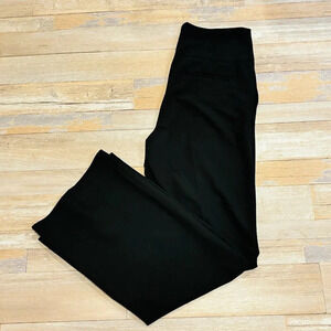 DALIA COLLECTION Black flared-leg  pants